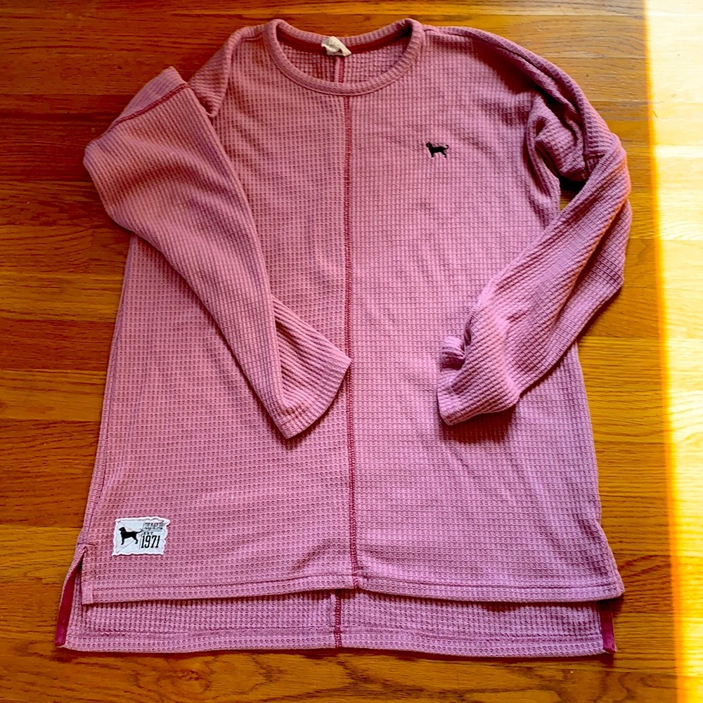 Black dog thermal shirt vintage collection size large